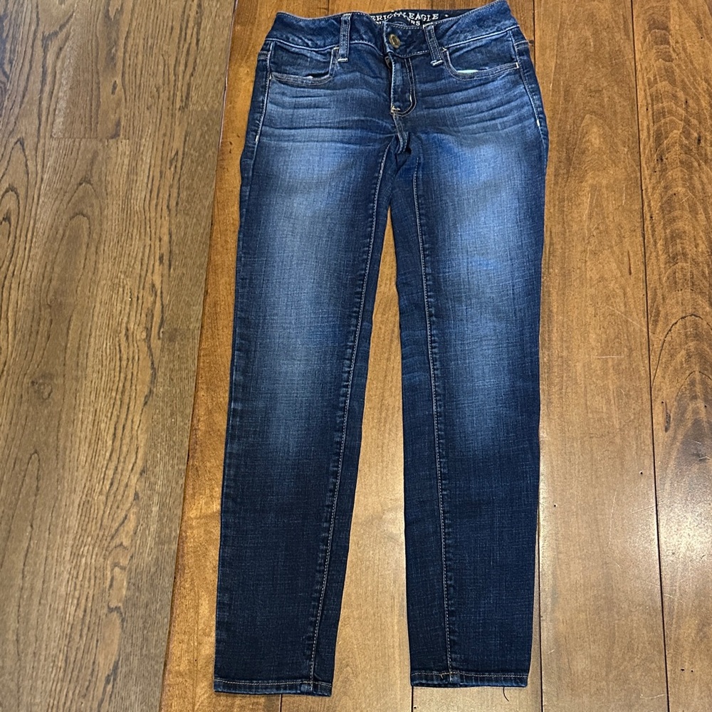 American Eagle Outfitters Dark Blue Skinny Jegging Jeans “00”
